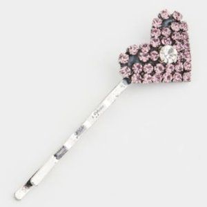 Dannijo Amari Crystal Heart Bobby Pin